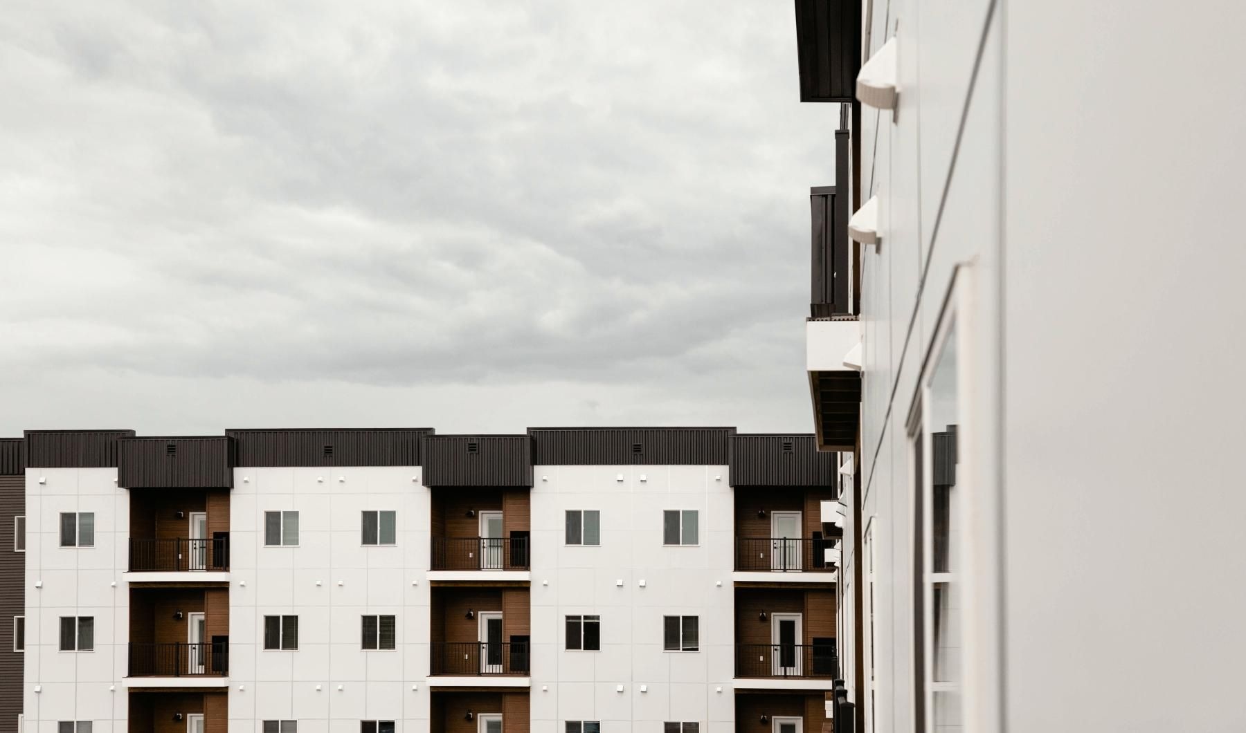 a group of buildings