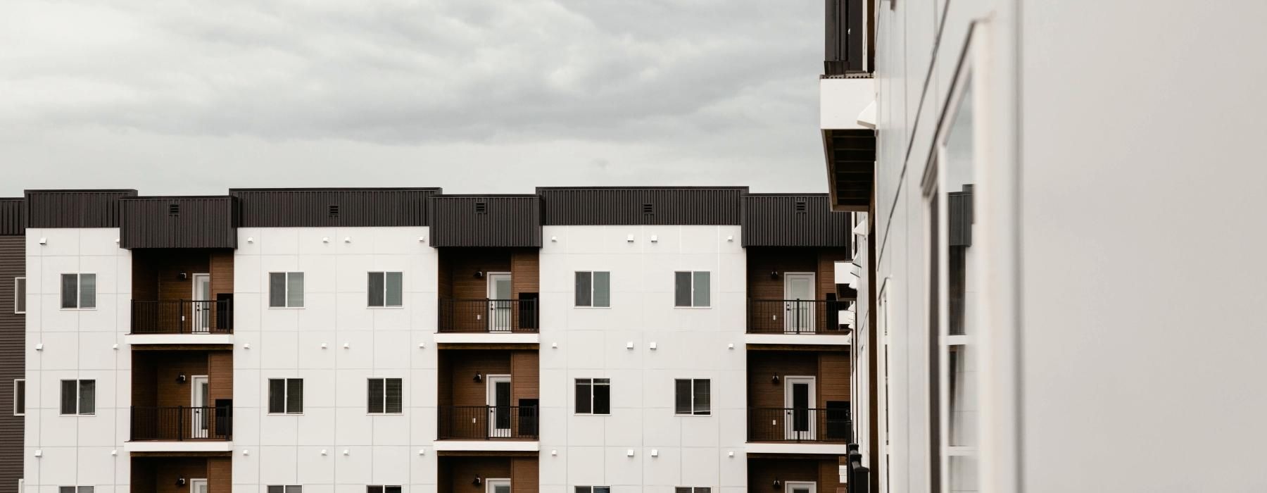 a group of buildings